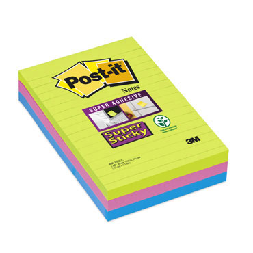 3 blocs de notas Post-it 101x152 mm. Super Sticky 660-3SSUC 3 blocs de notas Post-it 101x152 mm. Super Sticky 660-3SSUC