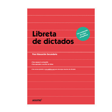 Libreta Dictados Secundaria Additio D122 Libreta Dictados Secundaria Additio D122