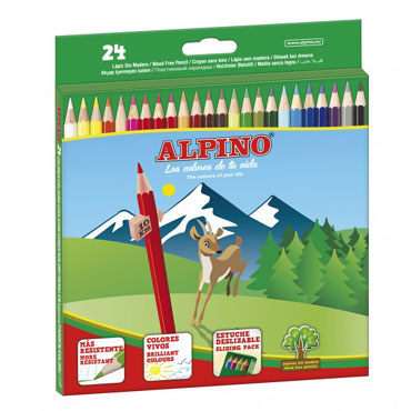 24 lápices de color Alpino AL010658 24 lápices de color Alpino AL010658