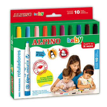 10 rotuladores Alpino Baby AR000056 10 rotuladores Alpino Baby AR000056