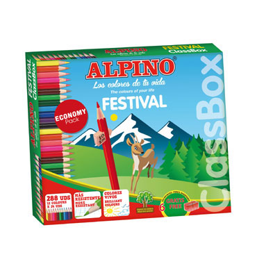 288 lápices de color Alpino C0131992 288 lápices de color Alpino C0131992