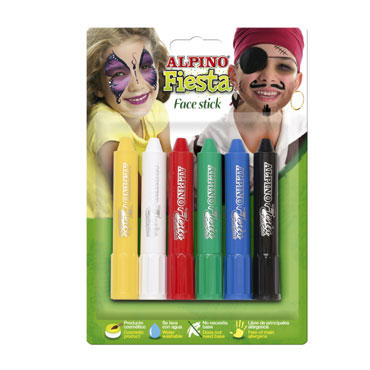 6 barras maquillaje colores surtidos Alpino DL000014 6 barras maquillaje colores surtidos Alpino DL000014