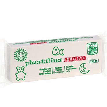 12 barras plastilina 150 g. blanca Alpino DP000068 12 barras plastilina 150 g. blanca Alpino DP000068