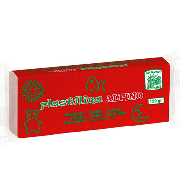 12 barras plastilina 150 g. rojo Alpino DP000071 12 barras plastilina 150 g. rojo Alpino DP000071