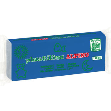 12 barras plastilina 150 g. azul Alpino DP000074 12 barras plastilina 150 g. azul Alpino DP000074