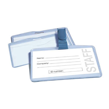 CJ25 identificador congreso PVC 72x100 mm. pinza Apli 11740 CJ25 identificador congreso PVC 72x100 mm. pinza Apli 11740