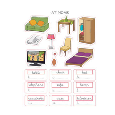 Gomet La casa en inglés Apli 12989 Gomet La casa en inglés Apli 12989