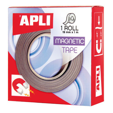 Cinta magnética 19 mm. x 1 m. Apli 13830 Cinta magnética 19 mm. x 1 m. Apli 13830