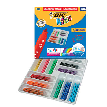144 rotuladores Kid Coleur Bic 887837 144 rotuladores Kid Coleur Bic 887837