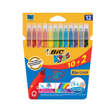 12 rotuladores Kid Coleur Bic 9202942 12 rotuladores Kid Coleur Bic 9202942