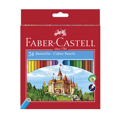 24 lápices de color Castillo Faber Castell 120124 24 lápices de color Castillo Faber Castell 120124