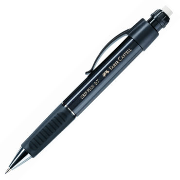 Portaminas Grip Plus 0,7 mm. negro Faber Castell 1307-33 Portaminas Grip Plus 0,7 mm. negro Faber Castell 1307-33