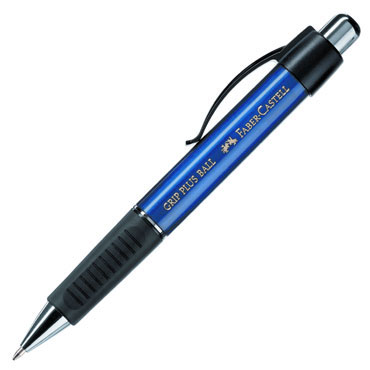Bolígrafo Grip Plus azul Faber Castell