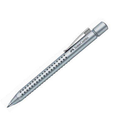Bolígrafo Grip 2011 plata Faber Castell Bolígrafo Grip 2011 plata Faber Castell