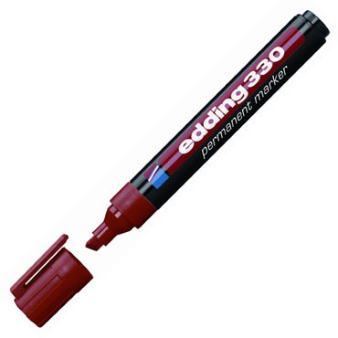 Marcador permanente edding 330 rojo 330-002 Marcador permanente edding 330 rojo 330-002