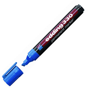 Marcador permanente edding 330 azul 330-003 Marcador permanente edding 330 azul 330-003
