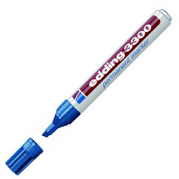 Marcador permanente edding 3300 azul 3300-003 Marcador permanente edding 3300 azul 3300-003