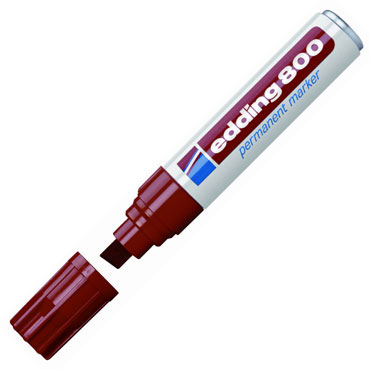 Marcador permanente edding 800 rojo 800-002 Marcador permanente edding 800 rojo 800-002