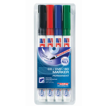 4 Rotuladores CD 8400 edding 8400-4S 4 Rotuladores CD 8400 edding 8400-4S