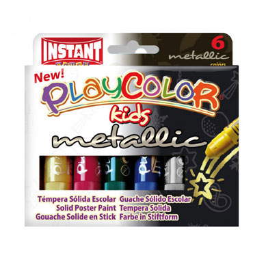 6 barras témpera metálica 10 g. Instant Playcolor 10321 6 barras témpera metálica 10 g. Instant Playcolor 10321