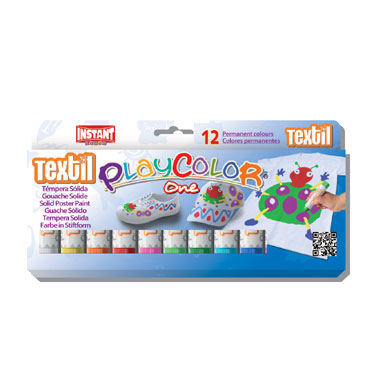 12 barras témpera textil 10 g. Instant Playcolor 10461 12 barras témpera textil 10 g. Instant Playcolor 10461