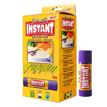 Barra adhesiva 40 g. color Instant 13301 Barra adhesiva 40 g. color Instant 13301
