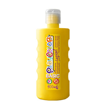 Bote 500 ml. témpera líquida amarilla Playcolor 19351 Bote 500 ml. témpera líquida amarilla Playcolor 19351
