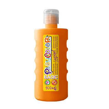 Bote 500 ml. témpera líquida naranja Playcolor 19361 Bote 500 ml. témpera líquida naranja Playcolor 19361