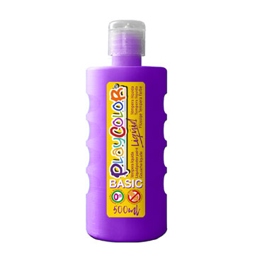 Bote 500 ml. témpera líquida violeta Playcolor 19441 Bote 500 ml. témpera líquida violeta Playcolor 19441