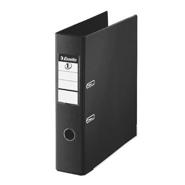 Archivador plástico negro Folio Esselte Archivador plástico negro Folio Esselte
