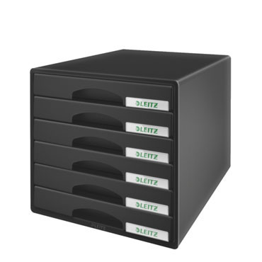 Buc Plus 6 cajones negro Leitz Buc Plus 6 cajones negro Leitz