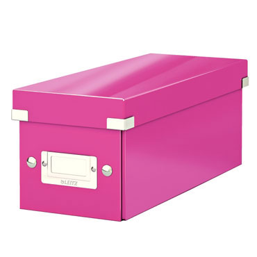 Caja Click & Store 30 CD's fucsia Leitz Caja Click & Store 30 CD's fucsia Leitz