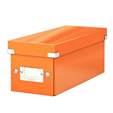 Caja Click & Store 30 CD's naranja Leitz Caja Click & Store 30 CD's naranja Leitz