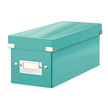 Caja Click & Store 30 CD's turquesa Leitz Caja Click & Store 30 CD's turquesa Leitz