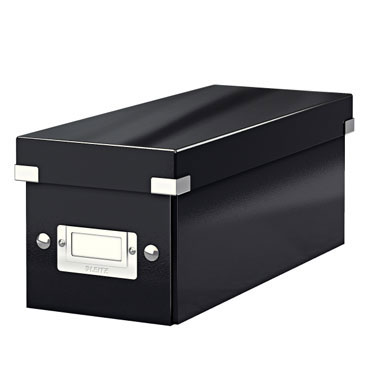 Caja Click & Store 30 CD's negra Leitz Caja Click & Store 30 CD's negra Leitz
