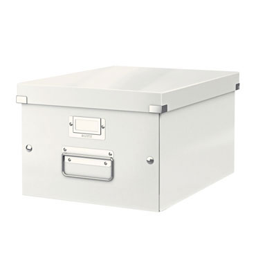 Caja Click & Store Din A-4 blanca Leitz