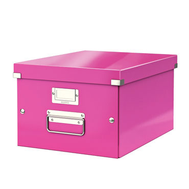 Caja Click & Store Din A-4 fucsia Leitz Caja Click & Store Din A-4 fucsia Leitz
