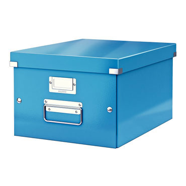 Caja Click & Store Din A-4 azul Leitz