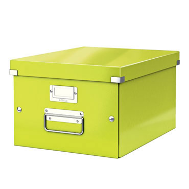 Caja Click & Store Din A-4 verde Leitz