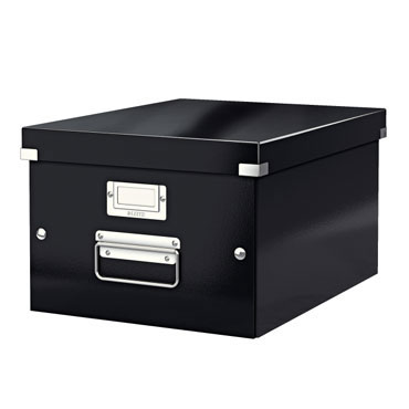 Caja Click & Store Din A-4 negra Leitz 60440095 Caja Click & Store Din A-4 negra Leitz 60440095