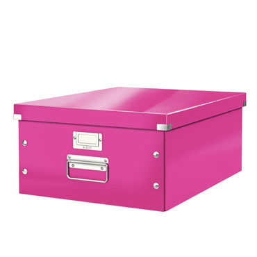 Caja Click & Store Din A-3 fucsia Leitz Caja Click & Store Din A-3 fucsia Leitz