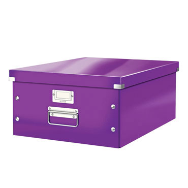 Caja Click & Store Din A-3 violeta Leitz