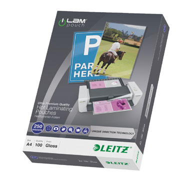 100 carteras plastificación Din A-4 250? Leitz 74840000 100 carteras plastificación Din A-4 250? Leitz 74840000