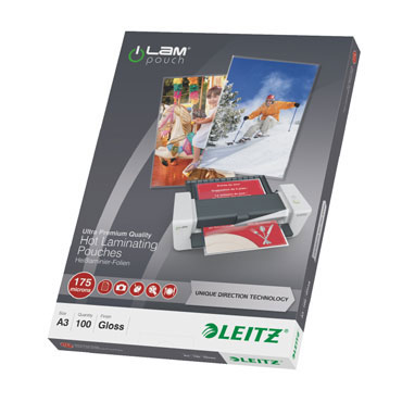 100 carteras plastificación Din A-3 175? Leitz 100 carteras plastificación Din A-3 175? Leitz