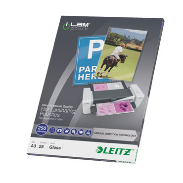 25 carteras plastificación Din A-3 250? Leitz 25 carteras plastificación Din A-3 250? Leitz