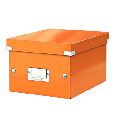 Caja Click & Store 20 DVD's naranja Leitz 60420044 Caja Click & Store 20 DVD's naranja Leitz 60420044