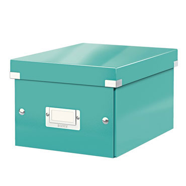 Caja Click & Store 20 DVD's turquesa Leitz Caja Click & Store 20 DVD's turquesa Leitz