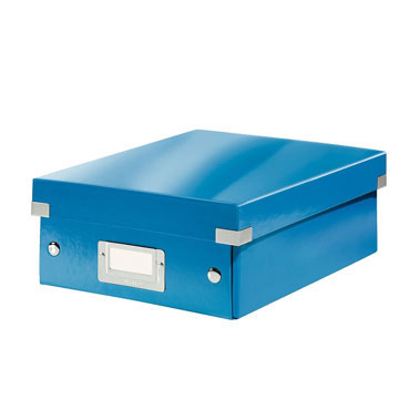 Caja Click & Store pequeña azul Leitz Caja Click & Store pequeña azul Leitz