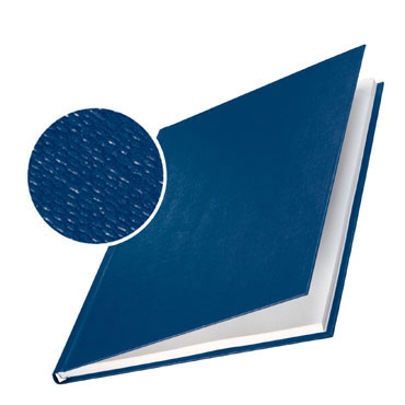 10 tapas Leitz ImpressBind rígidas gofrado lino azules AA 73900035 10 tapas Leitz ImpressBind rígidas gofrado lino azules AA 73900035