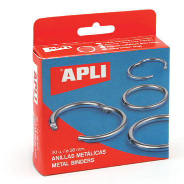 CJ20 anillas metal ø25 mm. Apli 00452 CJ20 anillas metal ø25 mm. Apli 00452